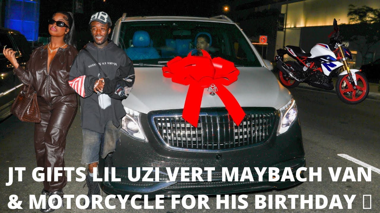 JT BUYS LIL UZI VERT A BRAND NEW MAYBACH VAN AND BMW MOTORCYCLE FOR HIS 27TH BIRTHDAY!