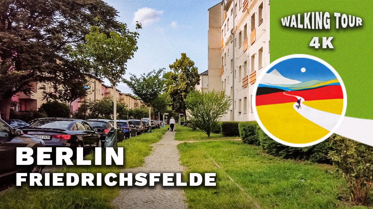 Berlin Germany 🇩🇪 Relaxing 4K Walking Tour | Friedrichsfelde | Summer 2025