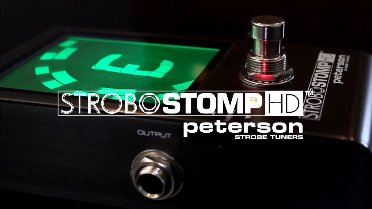 StroboStomp HD Official — педаль-тюнер с высоким разрешением