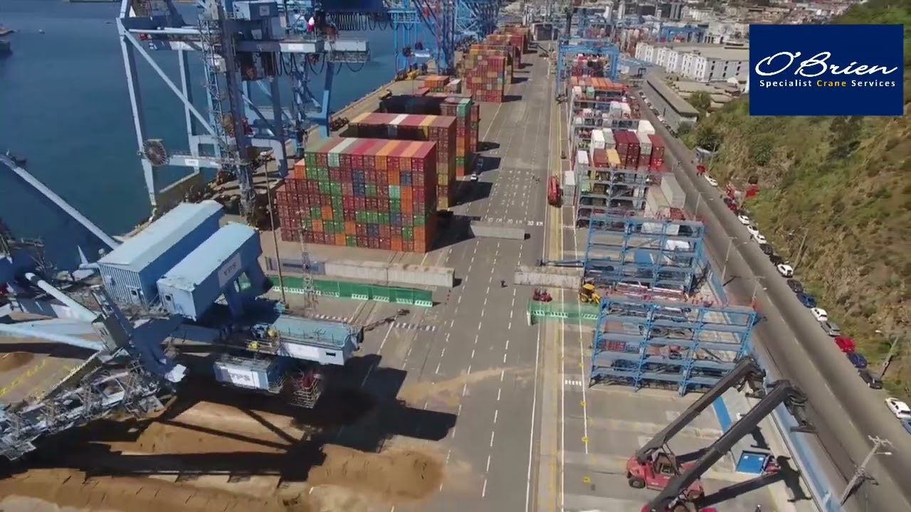 TPSV, Valparaiso, Chile - Controlled Collapse of STS Crane