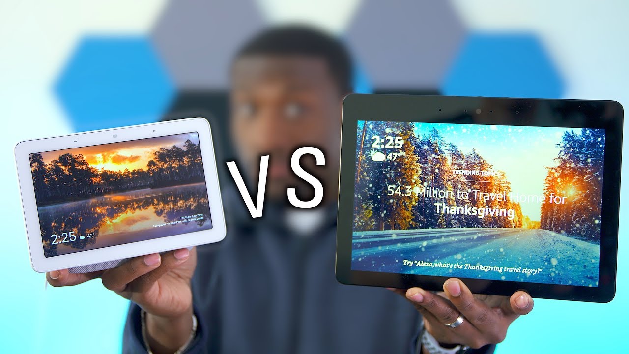 SHOWDOWN: Google Home Hub VS New Amazon Echo Show!