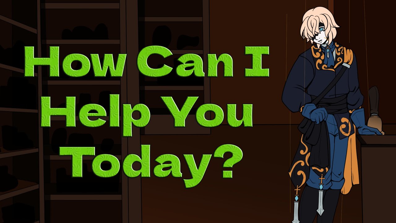 Being attended to by a Puppet Shopkeeper! [RPASMR] [TM4A/M4A] [Platonic] [Monotone] [Fantasy]
