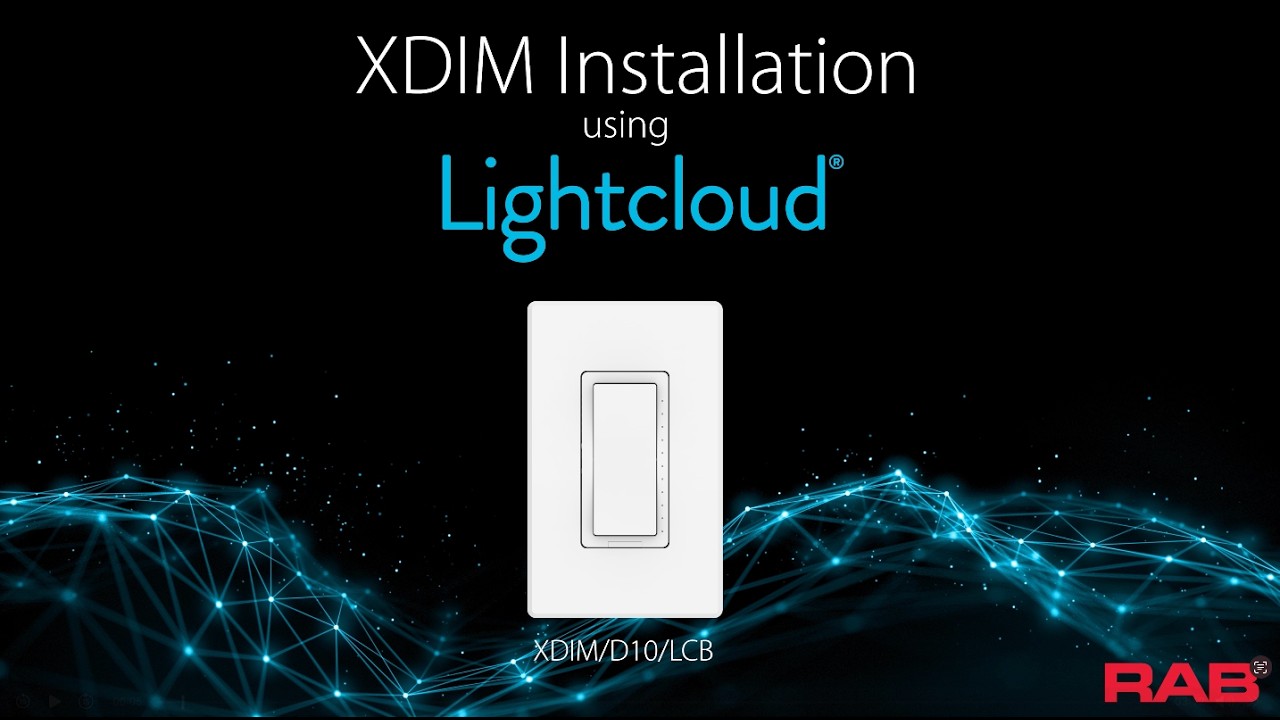 Lightcloud Blue XDIM Installation — 0-10V