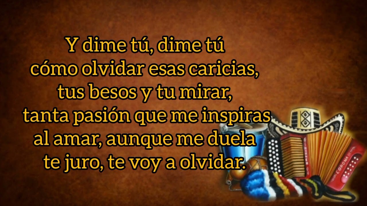 Dime Tú - La Alternativa Vallenata (con Letra) By Eusebio