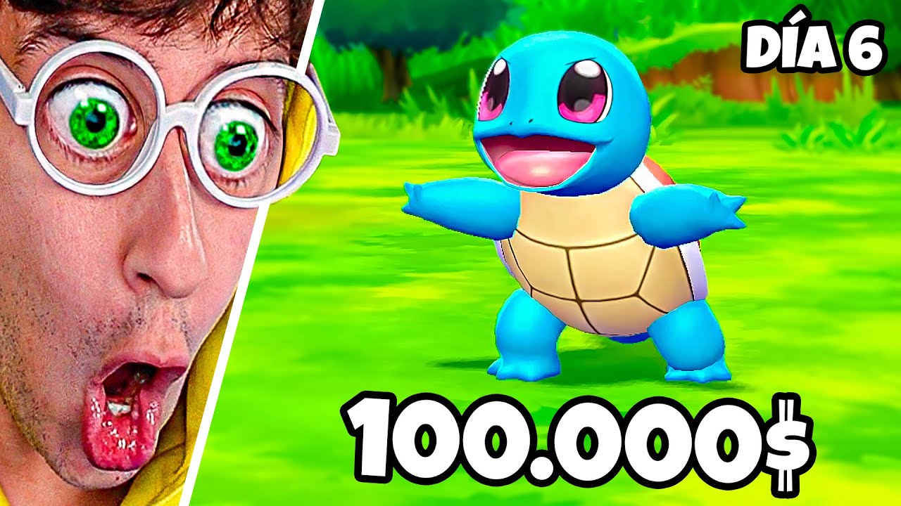 🏆 100.000$ COMPETICIÓN Pokémon VS Hermano Pequeño!! - DIA 6