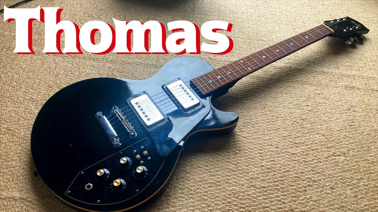 ビザールっぽい日本製ギターのメンテナンス【Thomas 型式不明】