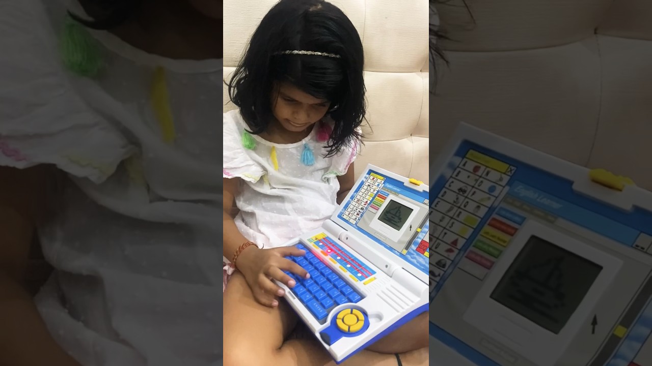 Shravya’s new kids laptop 💻 from Amazon