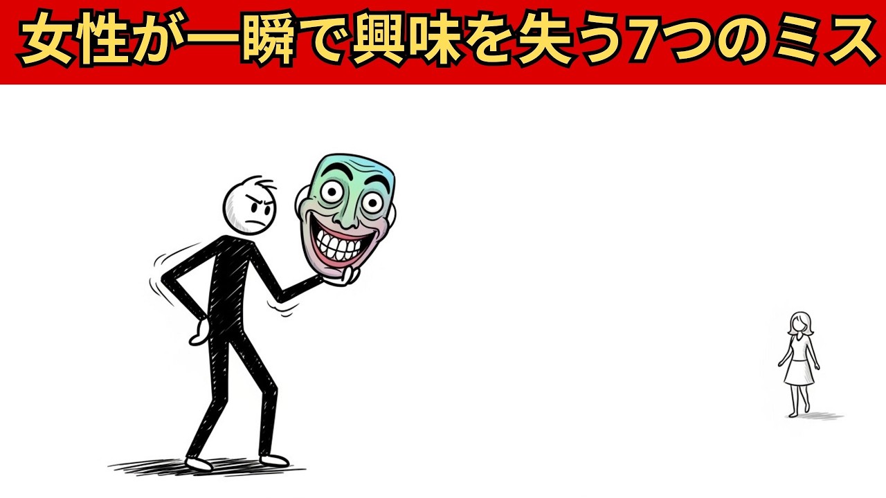 让女人瞬间失去兴趣的7个错误