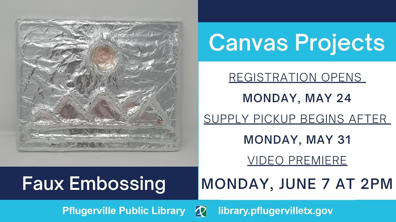 Virtual Canvas Projects - Faux Embossing
