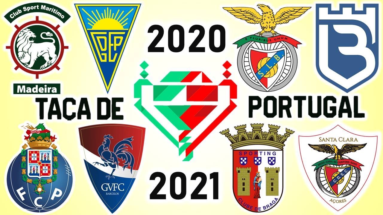 Simulação QUARTOS Taça de Portugal 2020/21 Saquetas Cromos