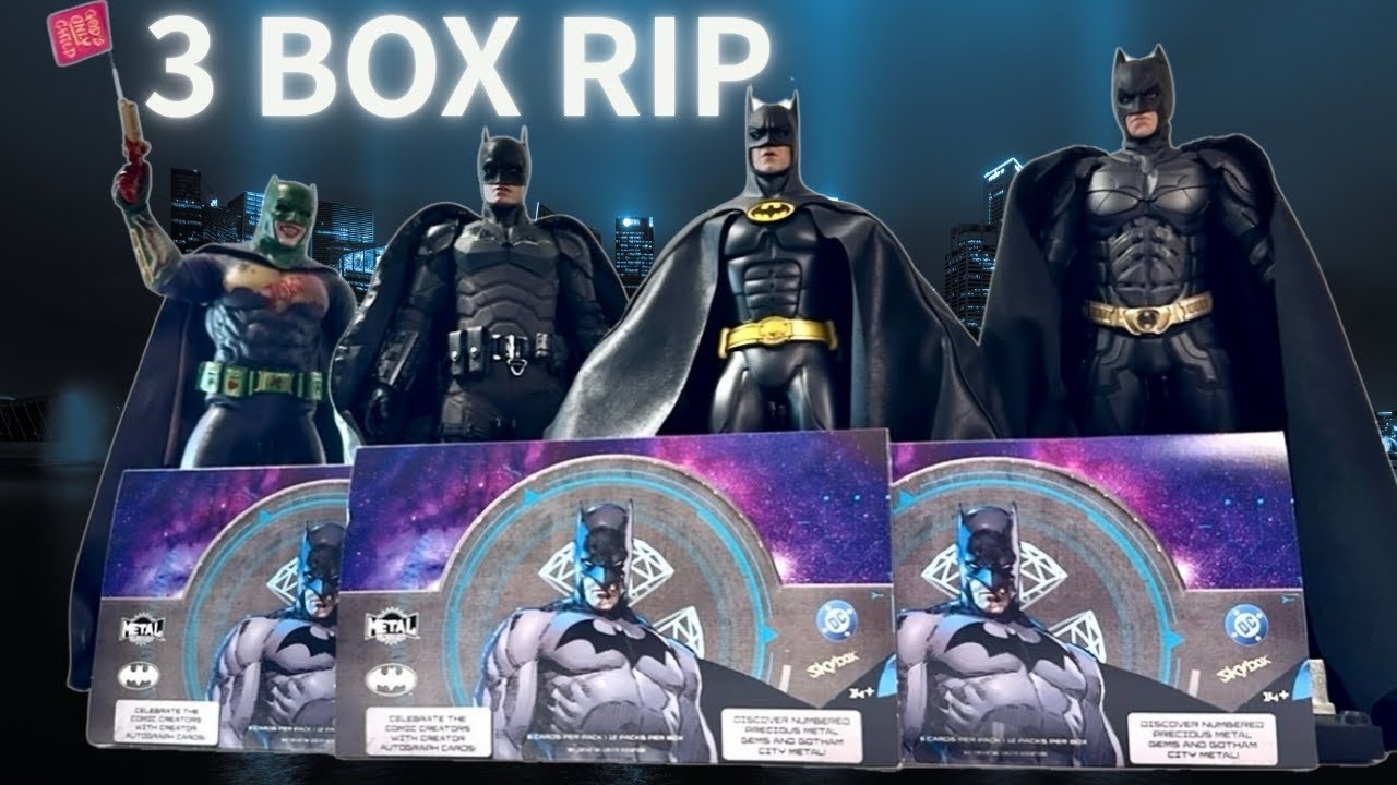 バットマン開封で想定外の展開🤯ebayで狙ってたカードと…まさかのオート！【Batman Metal Univers Hobby】