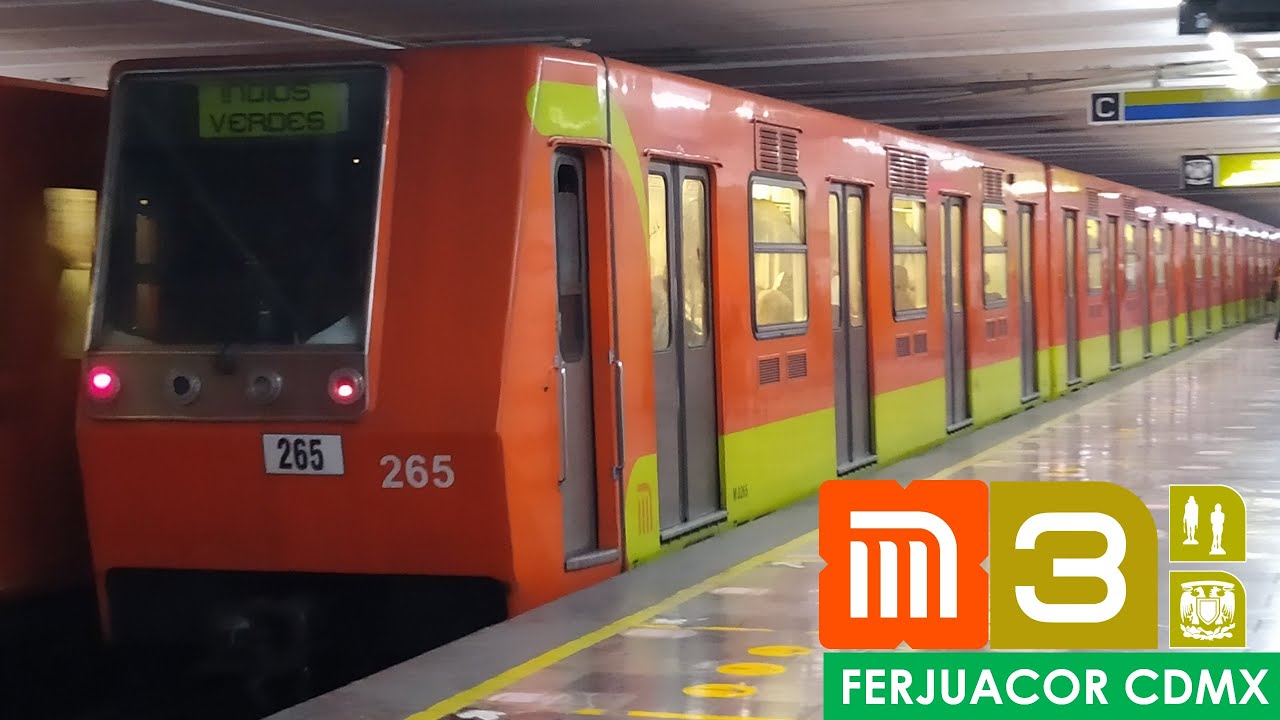 Metro CDMX - Línea 3 - De Indios Verdes a Universidad - NM-79 (CAB RIDE)