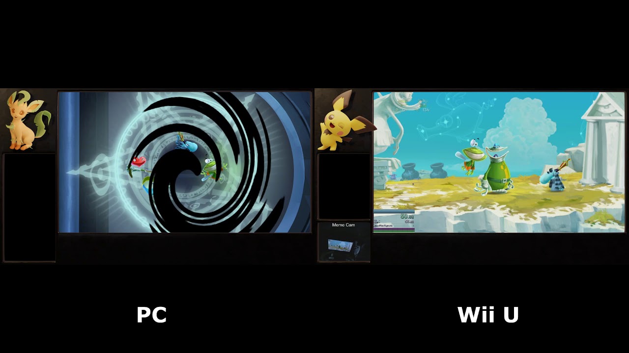 Rayman Legends - PC Murfy vs. Wii U Murfy Comparison - Shields Up... and Down (5-1)