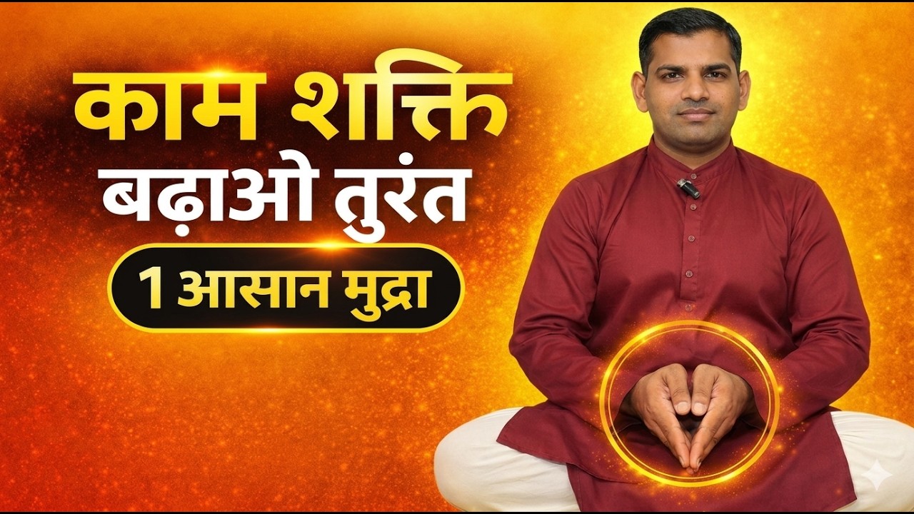 काम शक्ति बढ़ाने वाली सबसे Powerful Mudra | 15 दिनों में फर्क महसूस करें