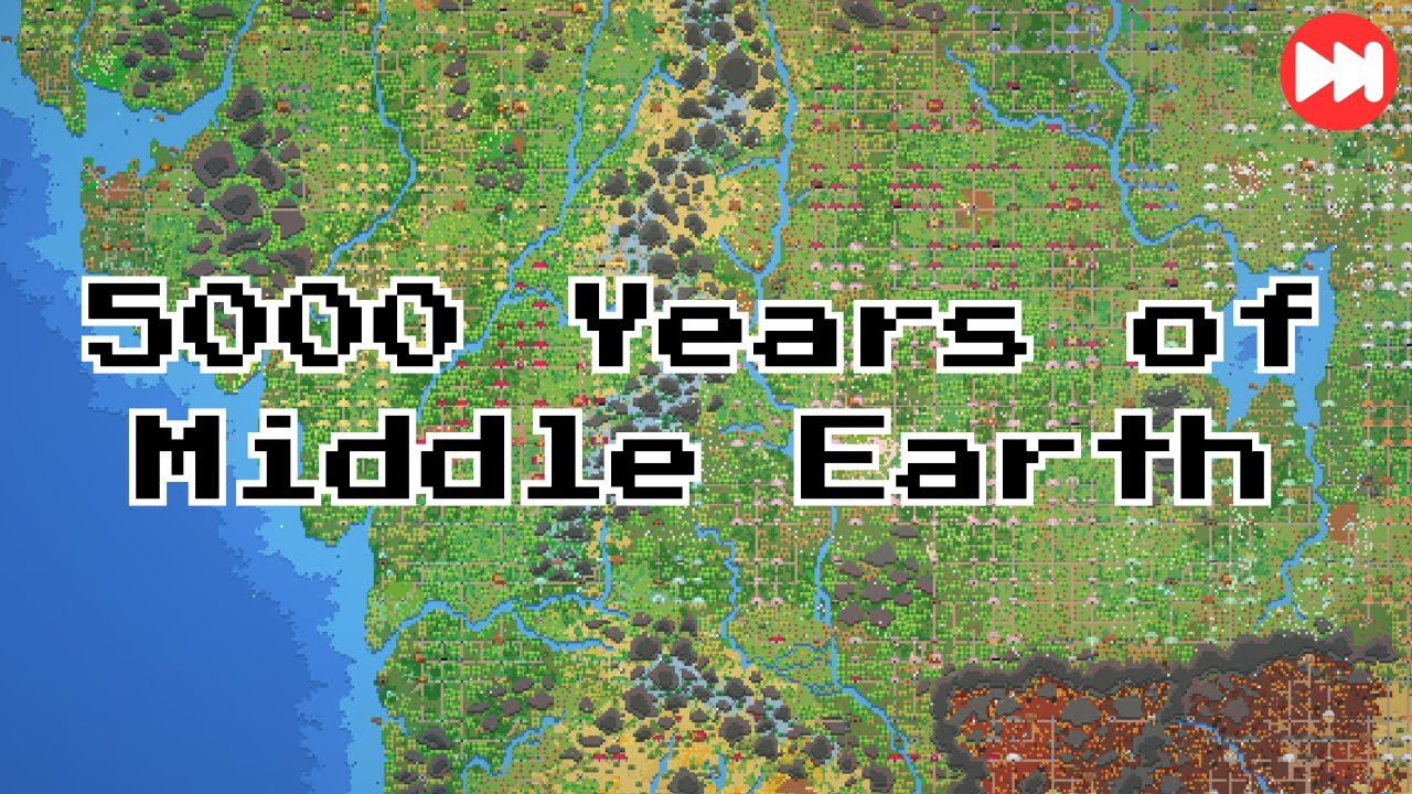 5000 Years of Middle Earth | WorldBox Timelapse