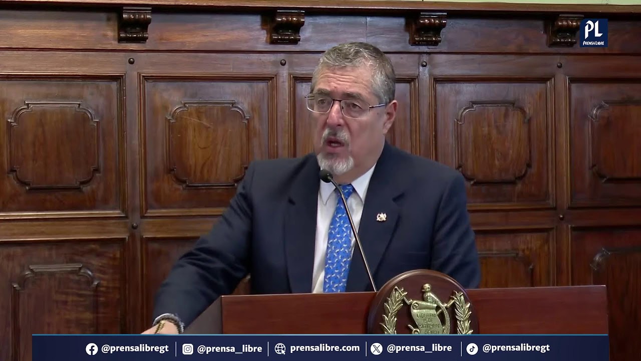 El presidente Bernardo Arévalo ofrece conferencia de prensa este 18 de febrero