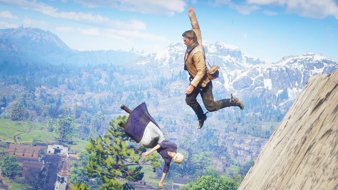 RDR 2 Parkour Fails (Euphoria Ragdolls) Episode 2