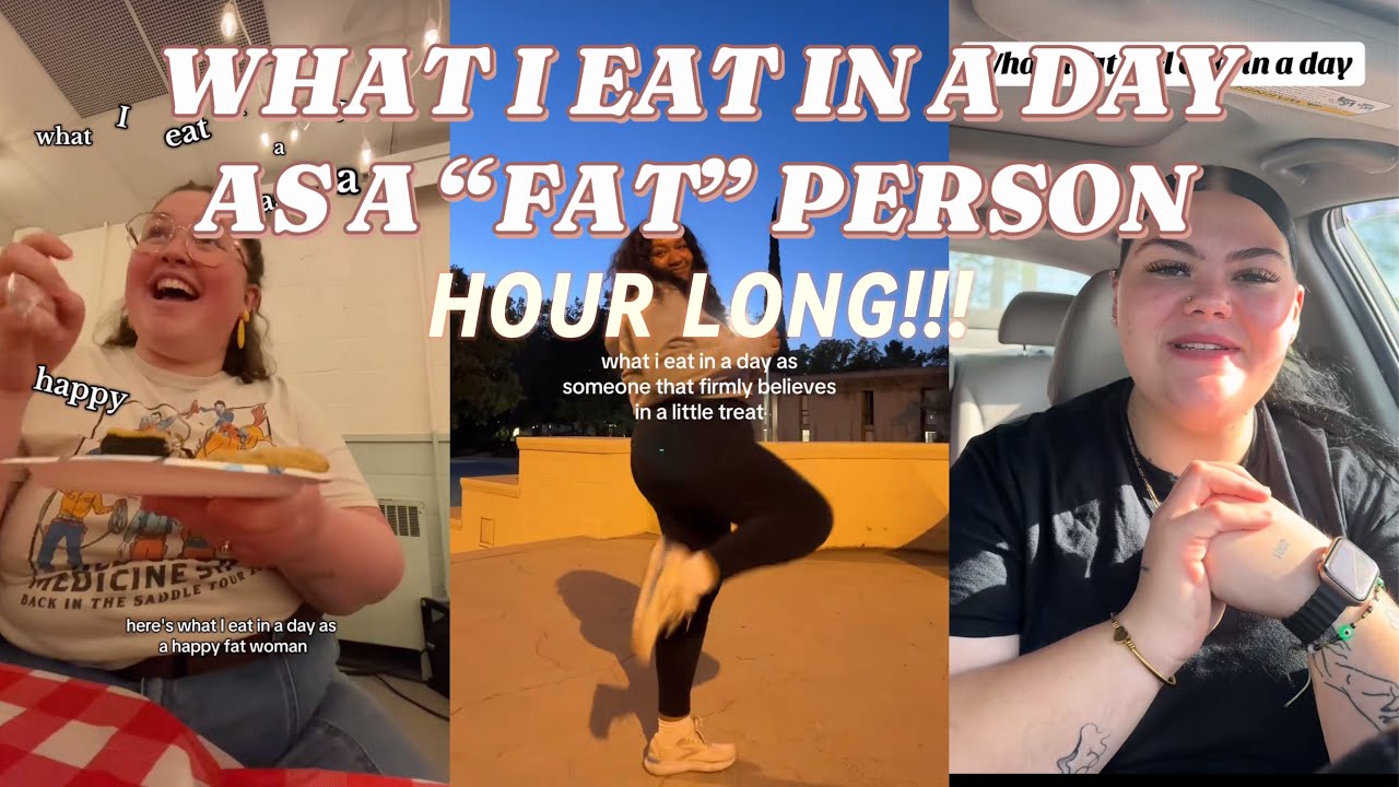 WHAT I EAT IN A DAY AS A “FAT” PERSON 🥗🌮||TIKTOK COMPILATION||