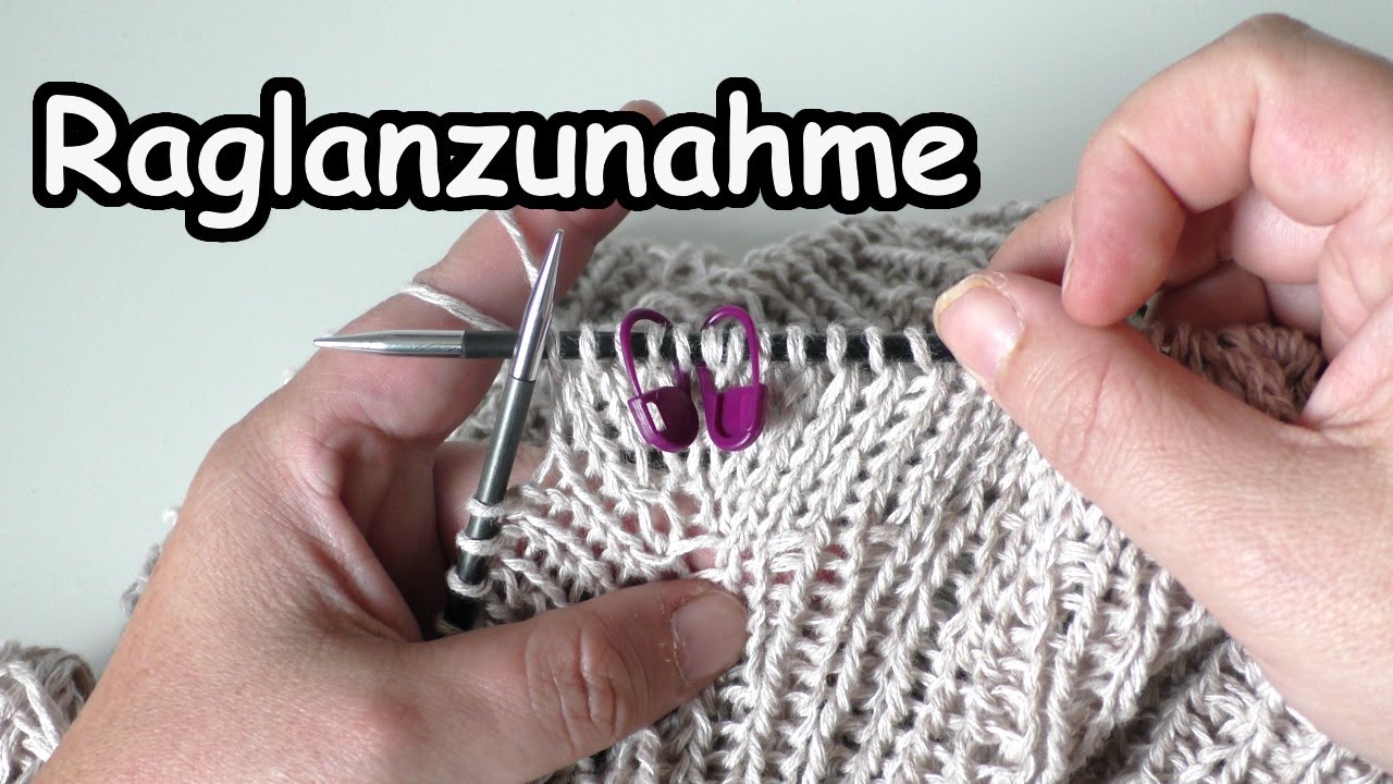 Raglanzunahme stricken