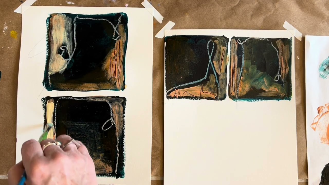 Exploring Layers:Building Depth In Your Abstract Paintings