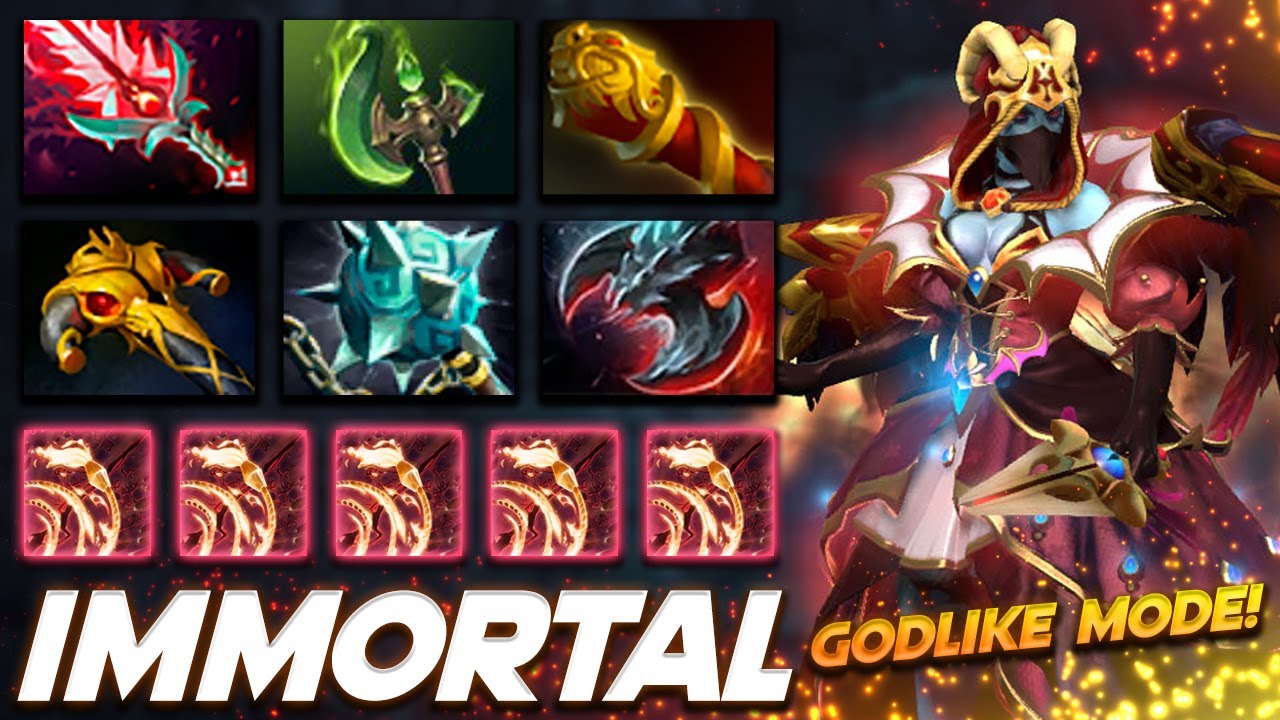 Queen Of Pain Immortal Godlike Mode! - Dota 2 Pro Gameplay [Watch & Learn]