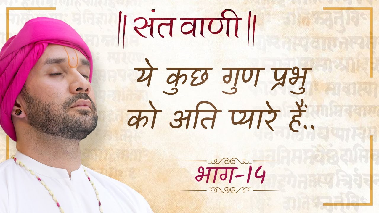 ये कुछ गुण प्रभु को अति प्यारे हैं..। Sant Vaani | Part 14 | Shree Hita Ambrish Ji |2023 | Vrindavan