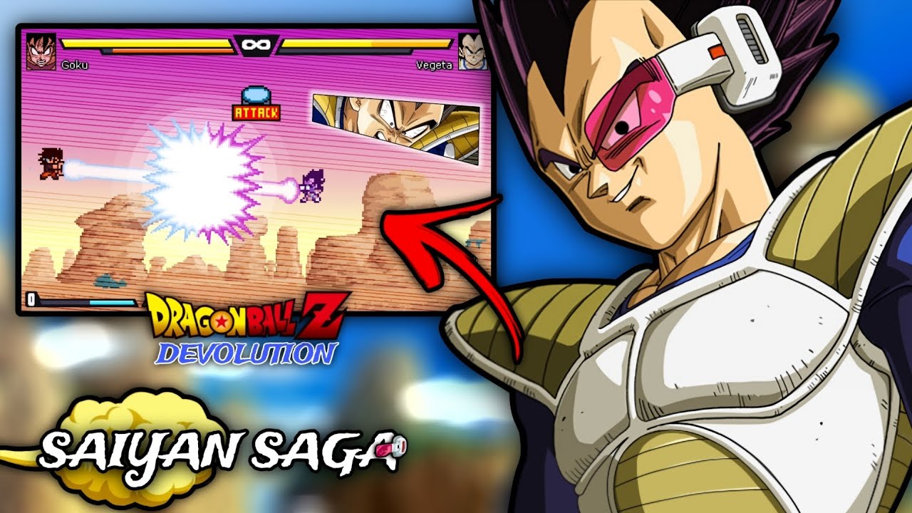 The Saiyan's Saga - Dragon Ball Devolution [Main Story Mode]