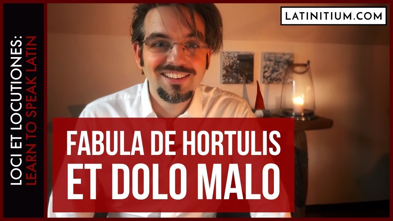 Learn to speak latin | #13 a story of gardens and trickery | Loci et Locutiones