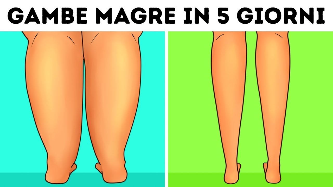 Allenamento di 6 minuti per gambe più magre in soli 5 giorni!