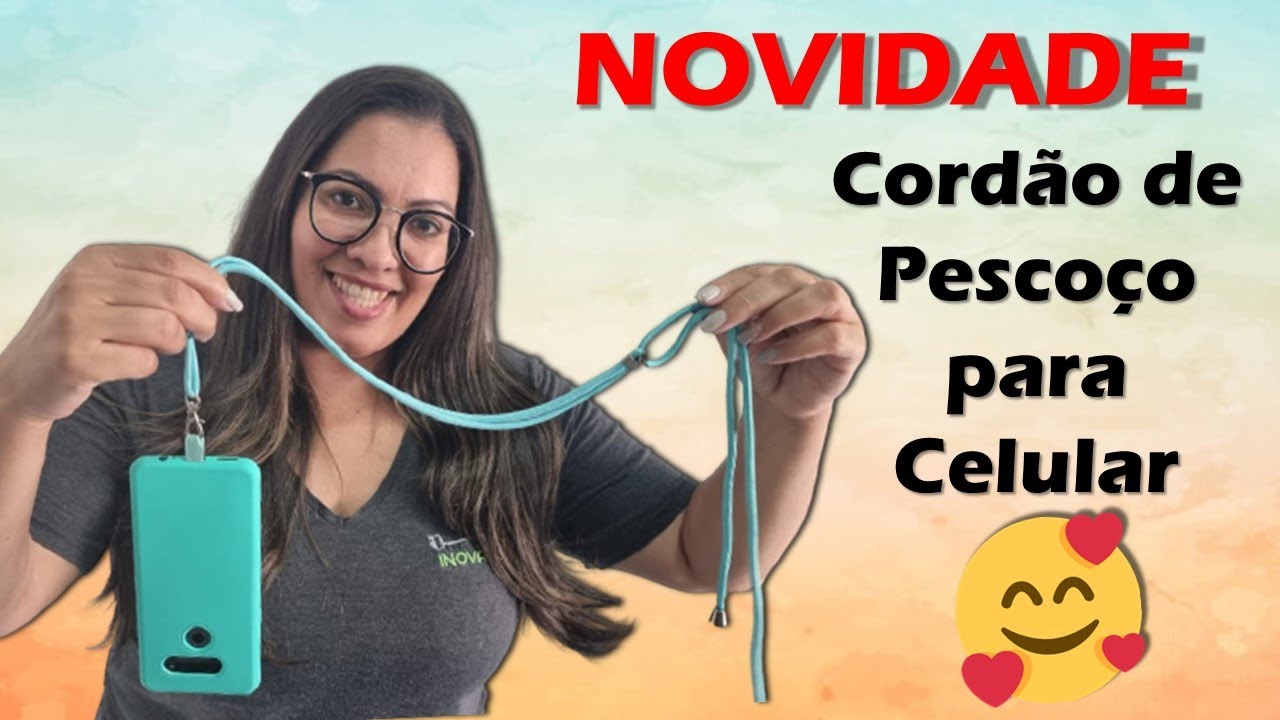 NOVIDADE - CORDÃO DE PESCOÇO PARA CELULAR -  SUPER SEGURO E BARATO 😍🤑