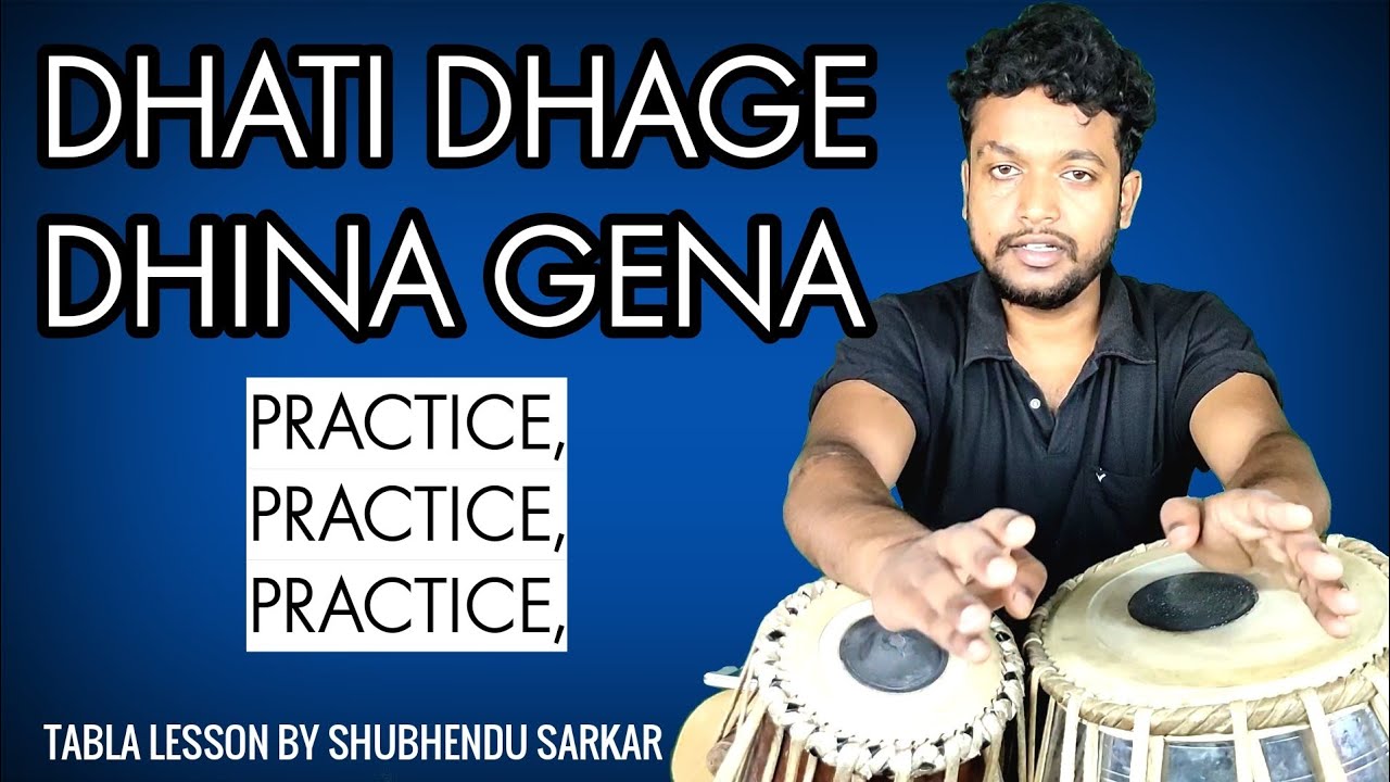 tabla lesson for beginners/ tabla video/ tabla practice bol Tabla lesson by Shubhendu Sarkar.