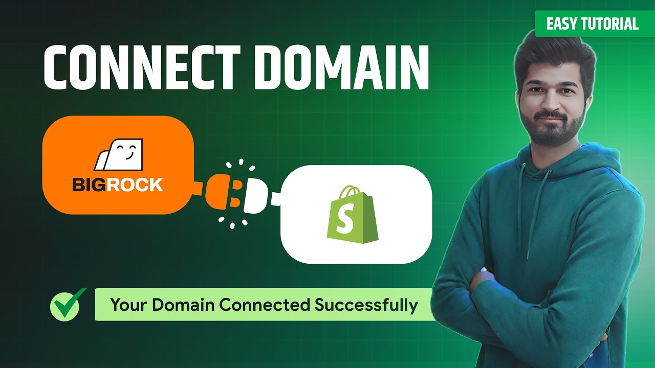How to Connect BigRock Domain to Shopify | Step-by-Step | #shopify #bigrock #domain