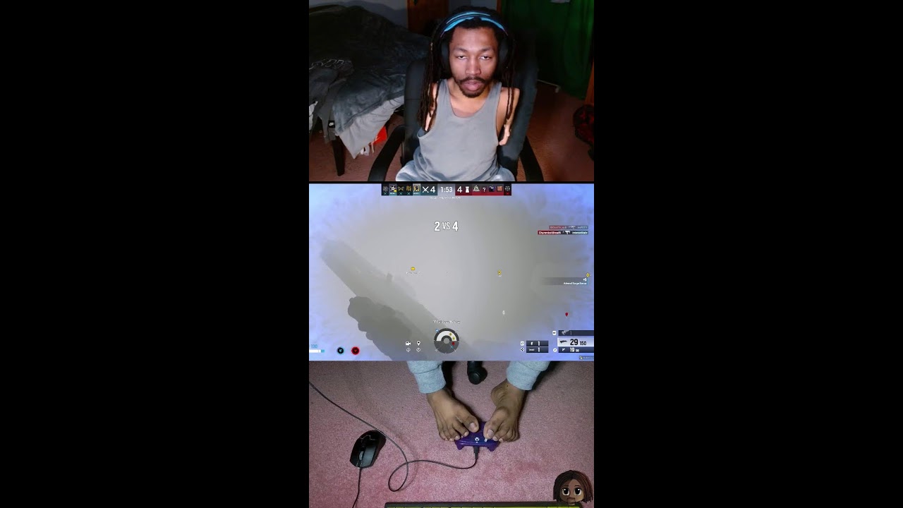🦶ARMLESS STREAMER🦶Copper To Champ With Tha Toes🦶 (Portrait)