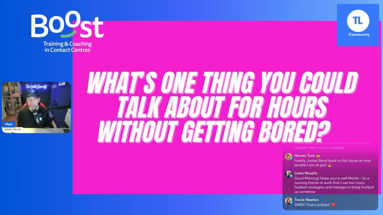 GOOW TV Special  - Boost are in ! Talking training in Contact Centres