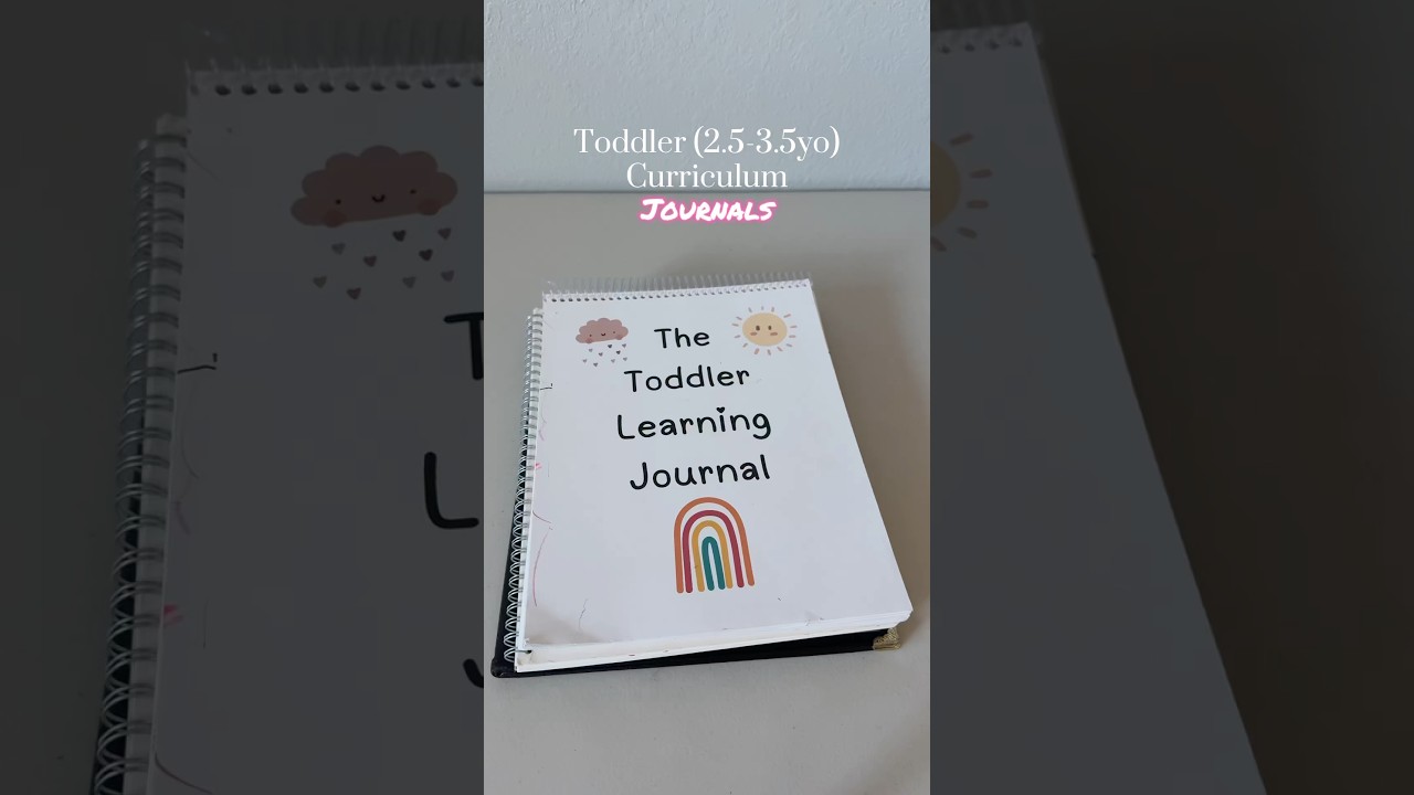 Toddler Curriculum Learning Journals #homeschoolcurriculum #curriculumpicks #learningathome