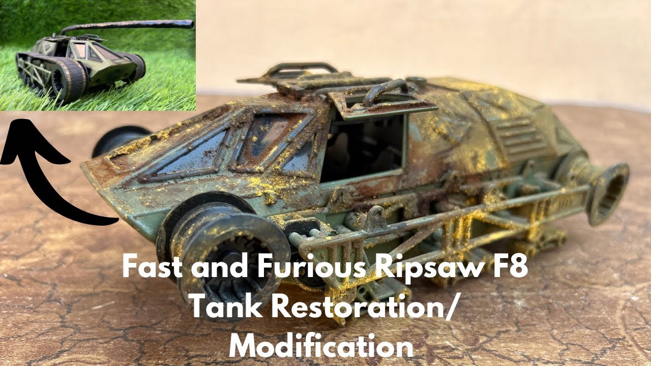 Abandoned Fast & Furious 8 Ripsaw 1/24 Toy Vehicle | Tank Restoration