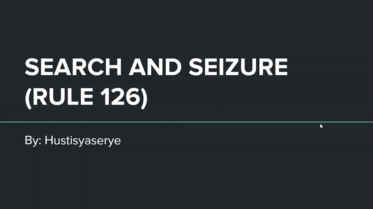 REQUISITES FOR THE ISSUANCE OF A SEARCH WARRANT