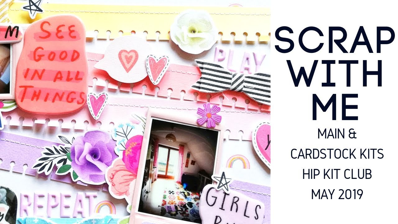 ✂️ Scrap With Me- Main + Cardstock Kits Only- Crate Paper All Hearts💜