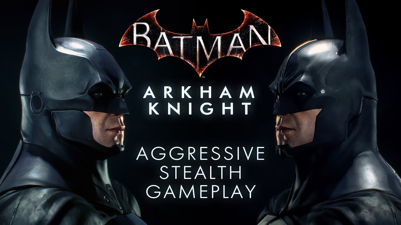 Armored Aggressive Stealth in Batman Arkham Knight | Ambushes & Fear Multi-takedowns