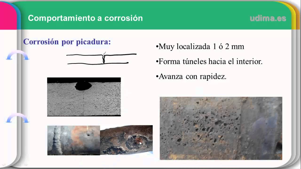 Corrosión 3. Tipos de corrosión atendiendo a la morfología del ataque