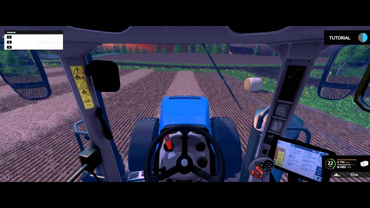 Let's Play Landwirtschafts Simulator 2015 - Tutorial Strohballen pressen