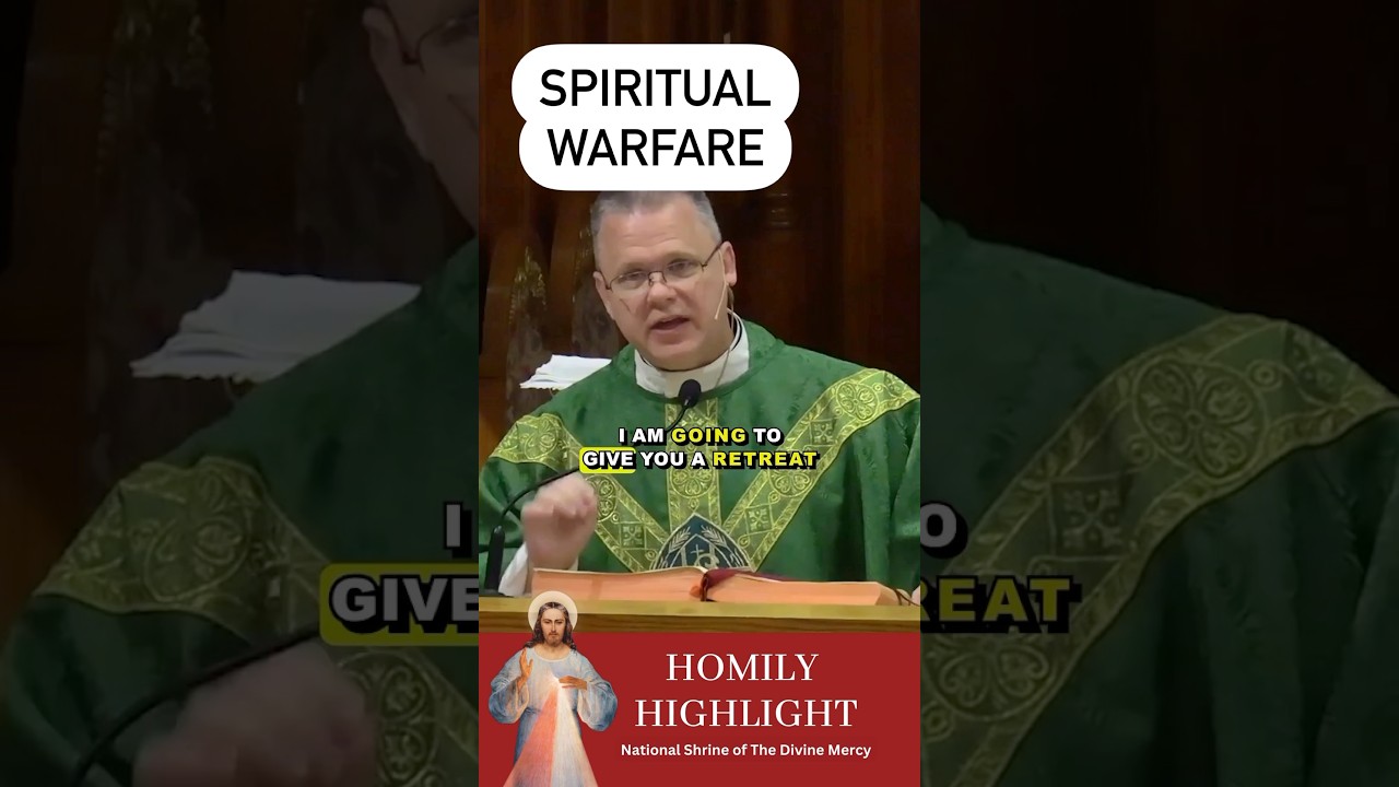 How to combat spiritual warfare #homilyhighlight #frchrisalar #devil #demons #spirituality #homily