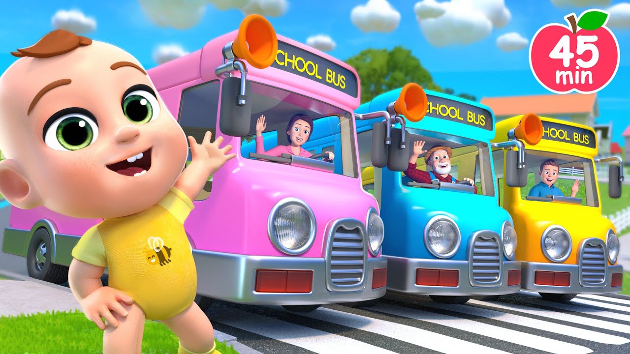 Wheels on the Bus (Parents Version) + MORE Lalafun Nursery Rhymes & Kids Songs