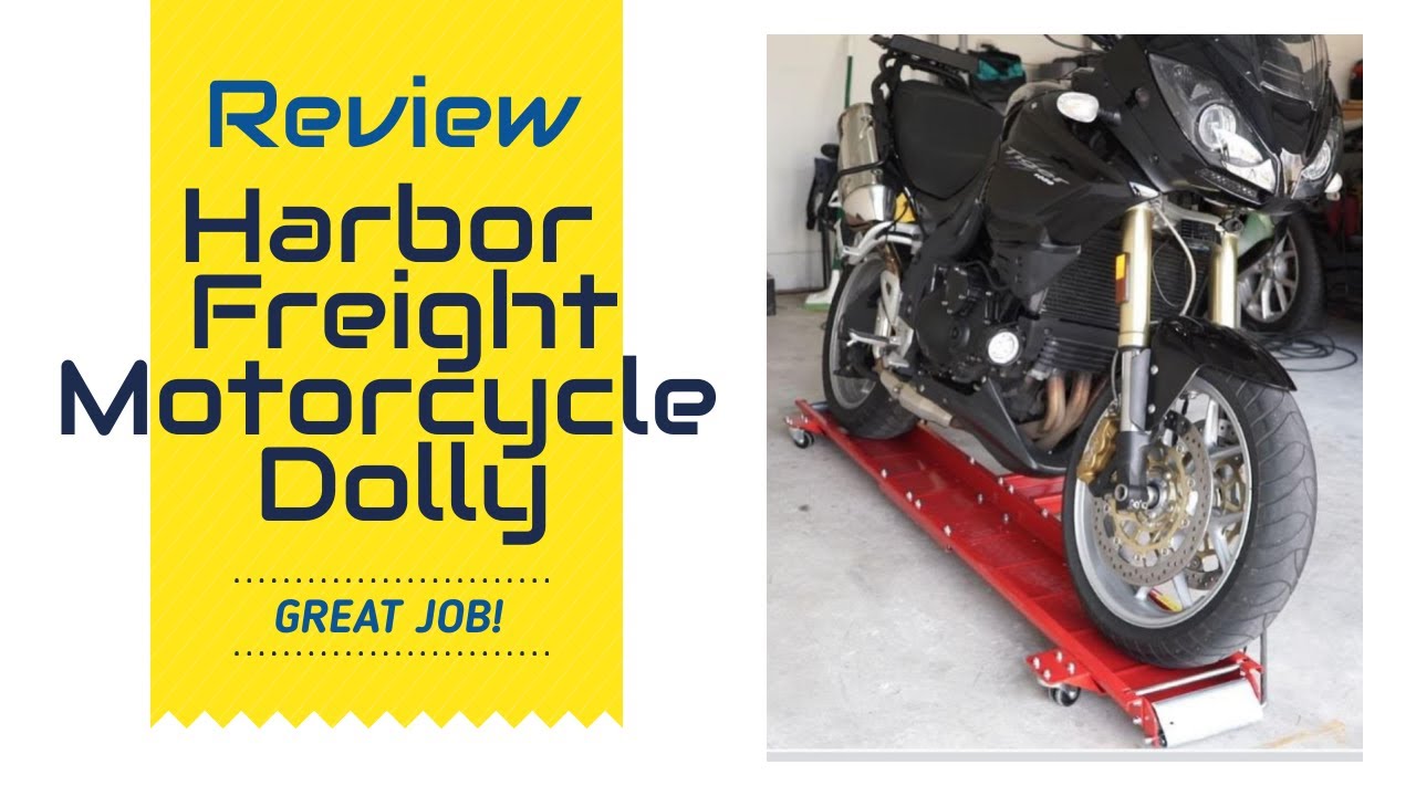 Harbor Freight Motorcycle Dolly - Great JOB!