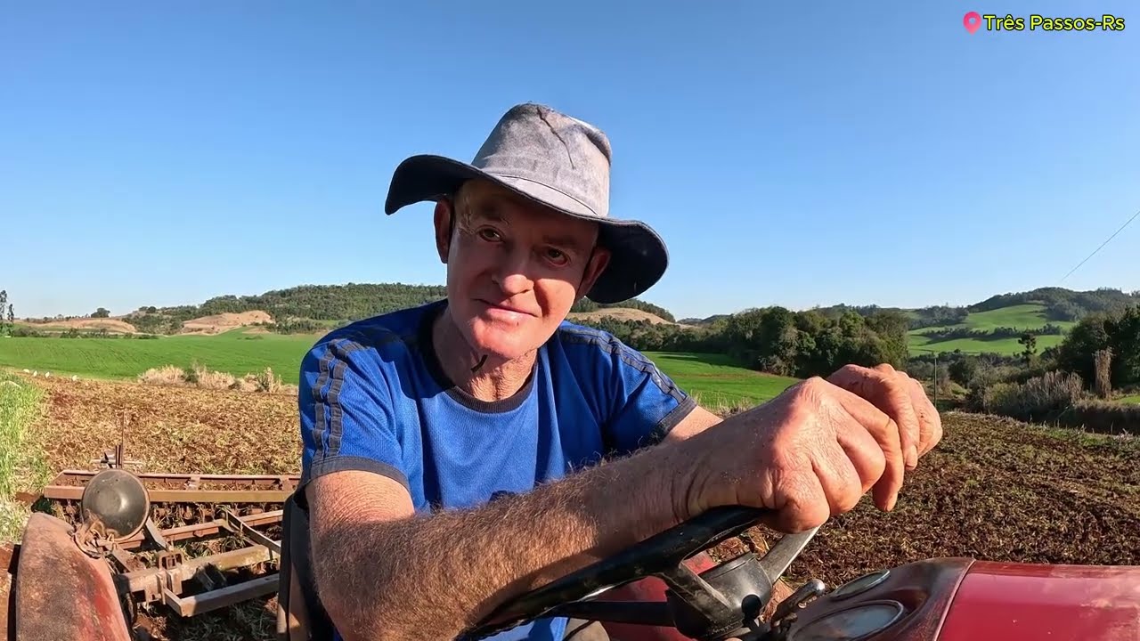 No interior de Três Passos-RS.