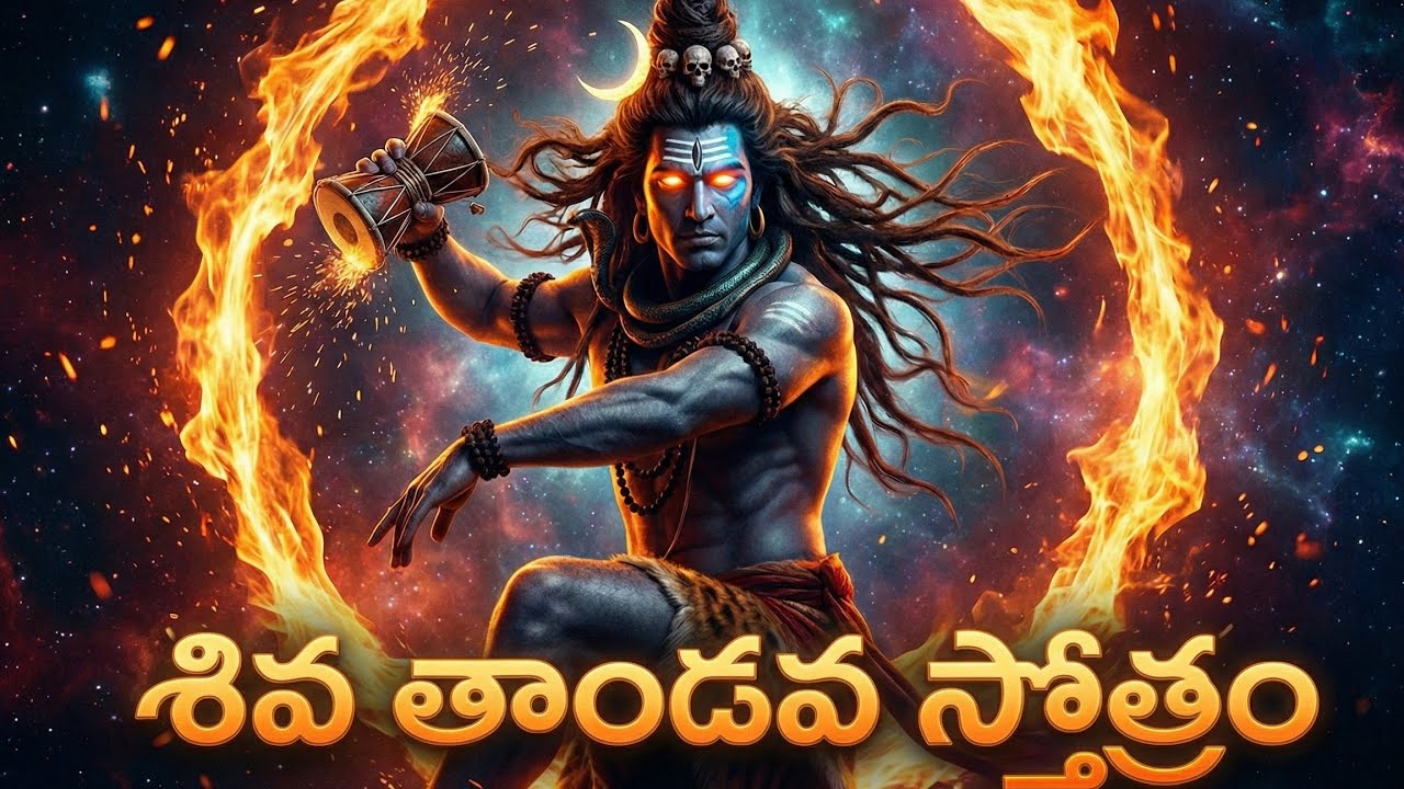 శివ తాండవ స్తోత్రం/Shiva Tandava Stotram Telugu | Powerful Shiva Chant | Om Namah Shivaya 🔱
