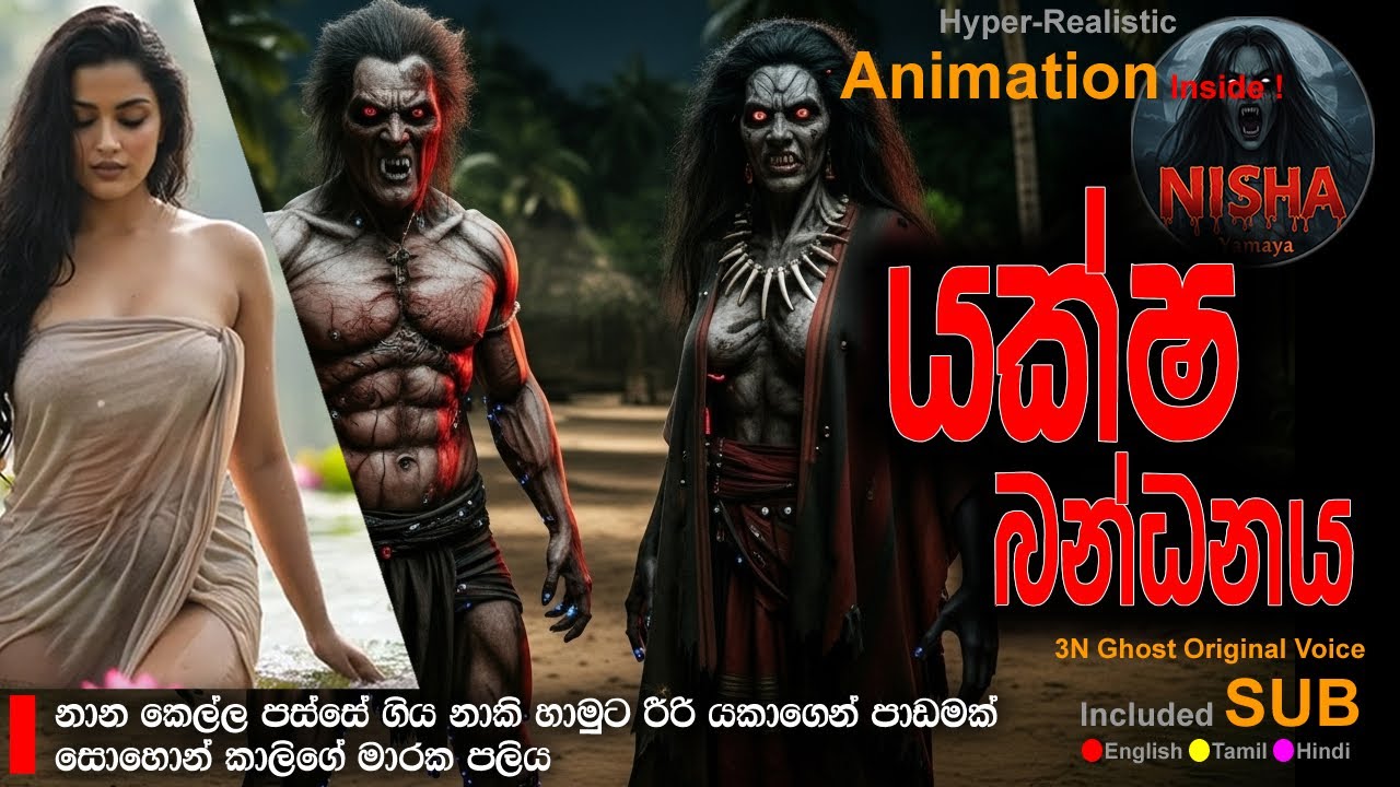 යක්ෂ බන්ධනය | Holman Katha 56  | 😬 අසම්මත ආදරයක් සහ සොහොන් කාලිගේ පළිගැනීම!