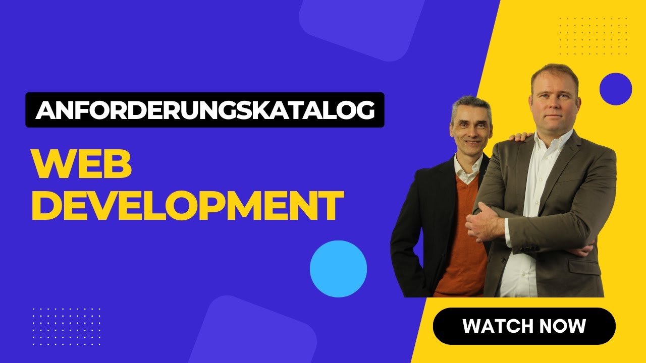 Anforderungskatalog Webentwicklung