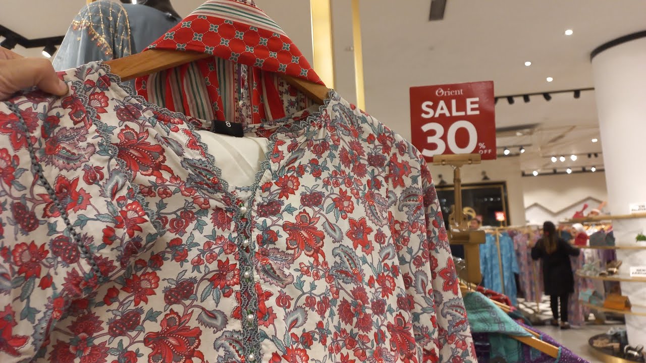Orient Season End Sale Flat 30% & 40% | 3pc Stitched Lawn Suits in Just Rs 4000