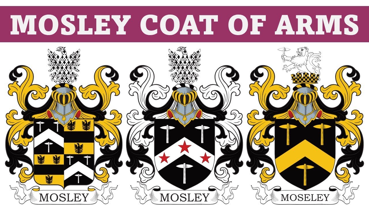 Mosley Coat of Arms & Family Crest - Symbols, Bearers, History